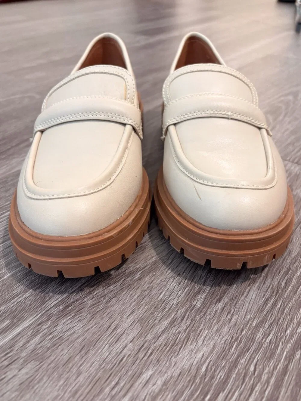 Madewell The Bradley Lugsole Leather Loafer Size 7.5